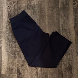 Figs Women’s Livingston High-Waisted Scrub Pants - Navy Blue - Medium Petite